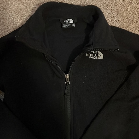Black North Face fleece zip up. - Picture 2 of 3